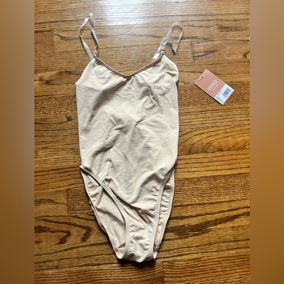 Capezio Camisole Leotard w/ Clear Transition Straps - Picture 2 of 3